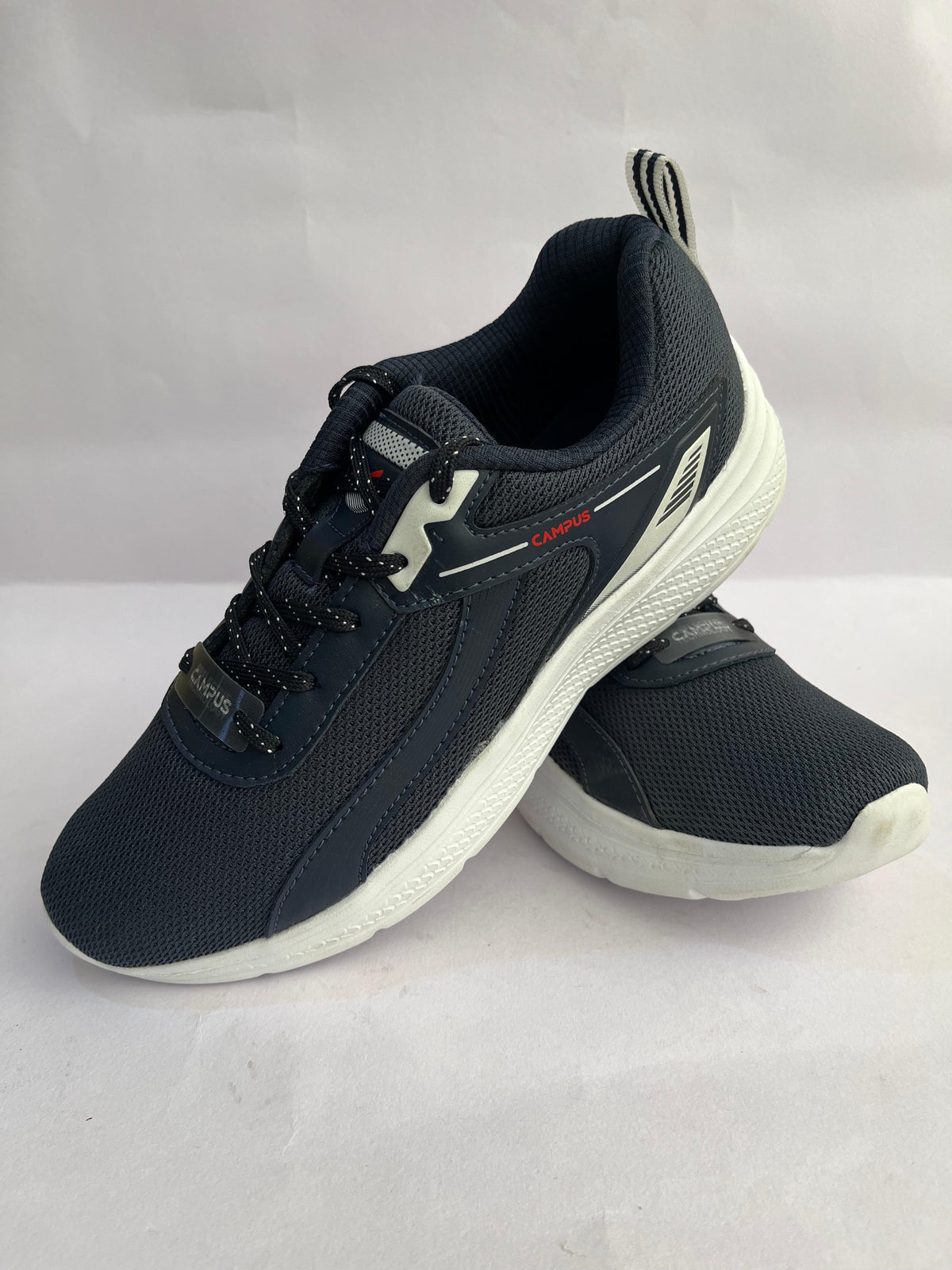Campus Port 22G-1327 Men's Sports Shoes | Navy Red & Grey Teal | Buy Online India