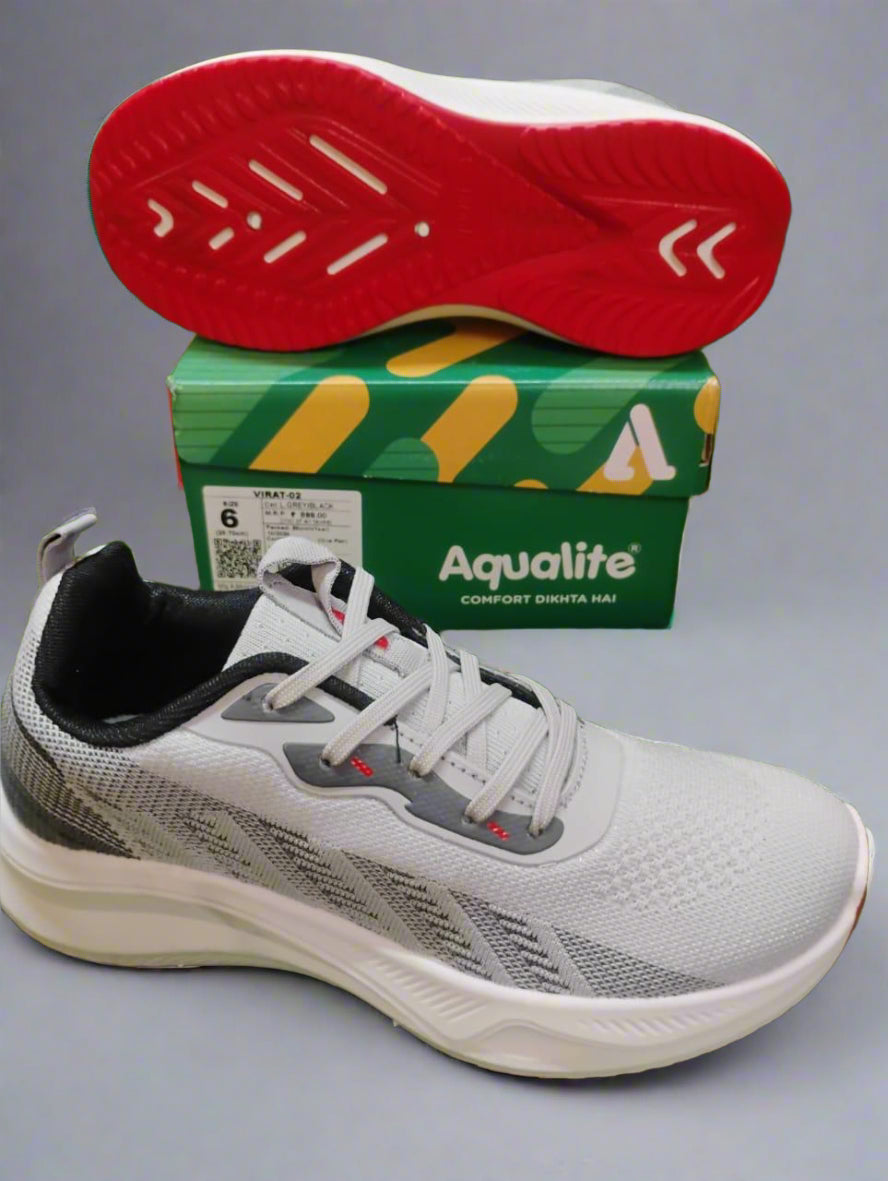 Aqualite Virat-02 Men's Shoes | Gray | Buy Online India