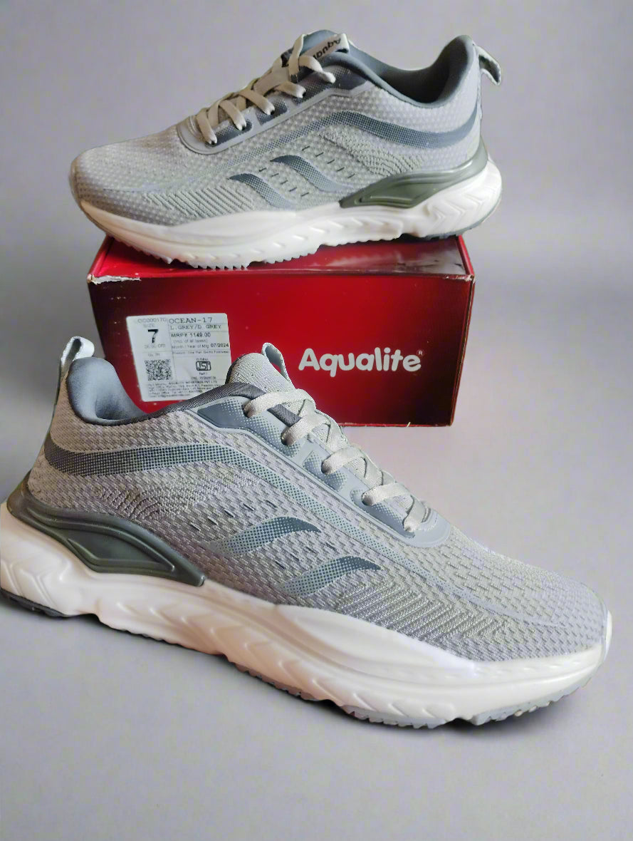 Aqualite Ocean-17 Men's Sport Shoes | Light Grey | Buy Online India