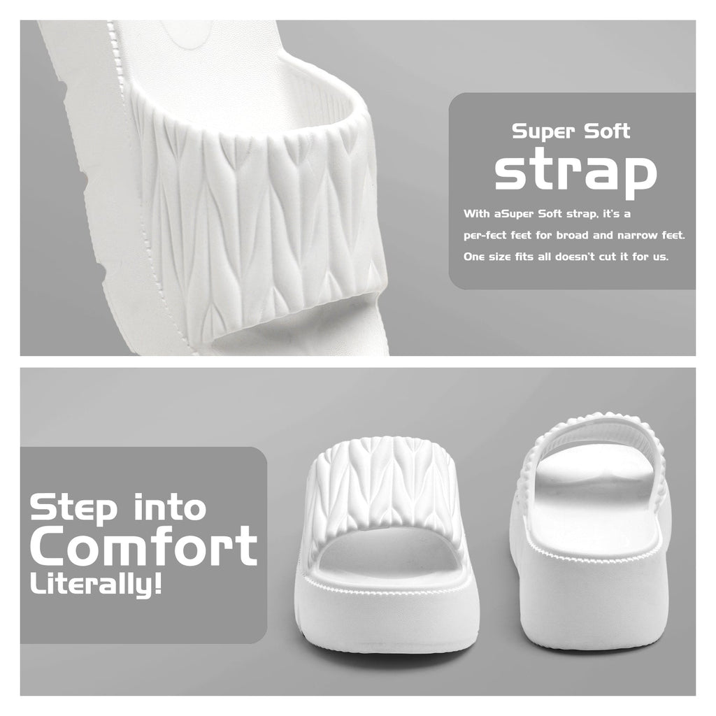 9001 Comfort Slider for Women - White