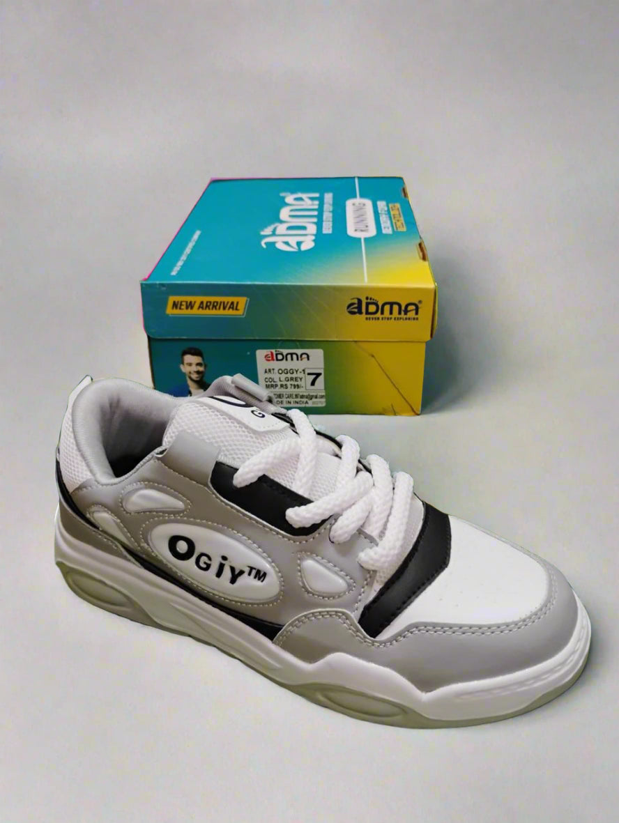 ADMA OGGY-1 Men's Sports Shoes | White | Buy Online India