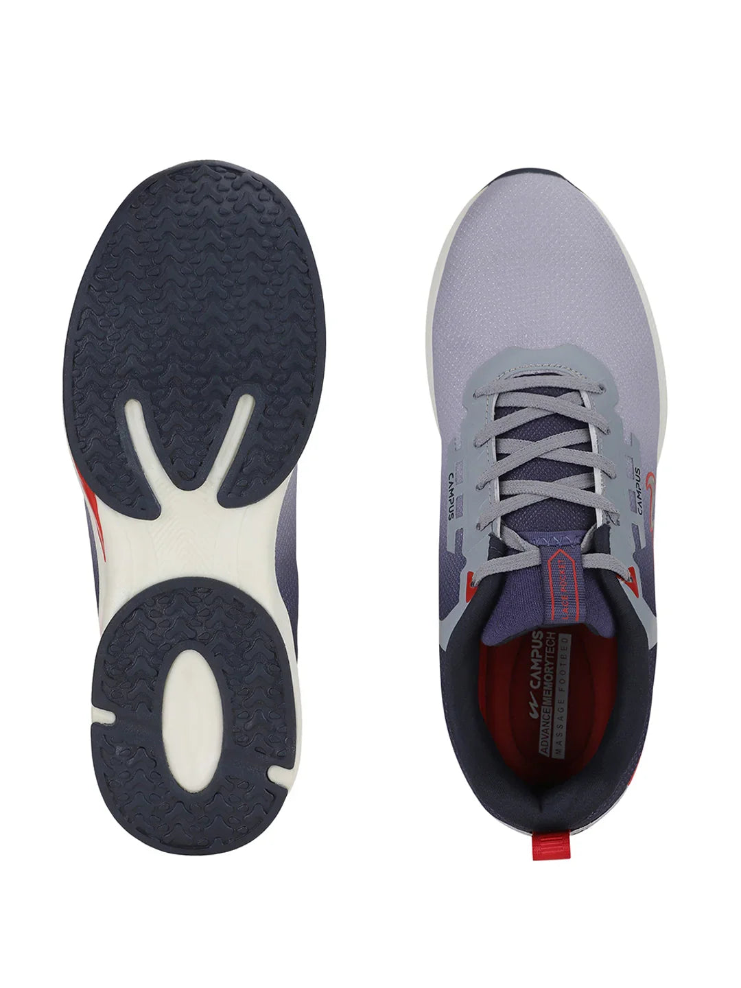 Campus Chance Men's Sports Shoes | White & Mint | Buy Online India