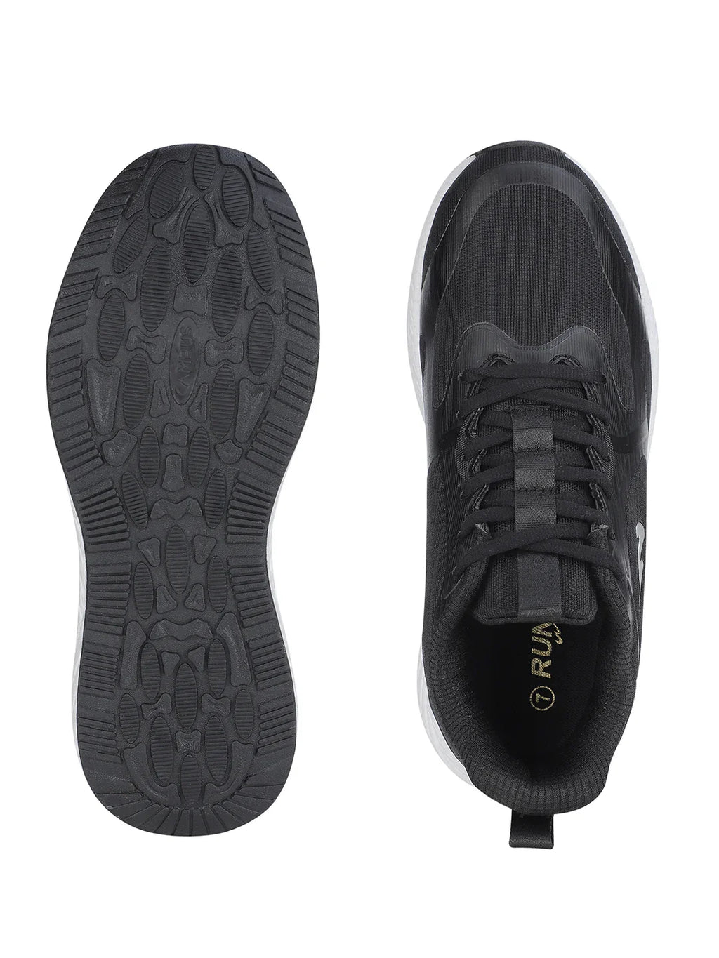 Campus SNUG Men's Sports Shoes | Black | Buy Online India