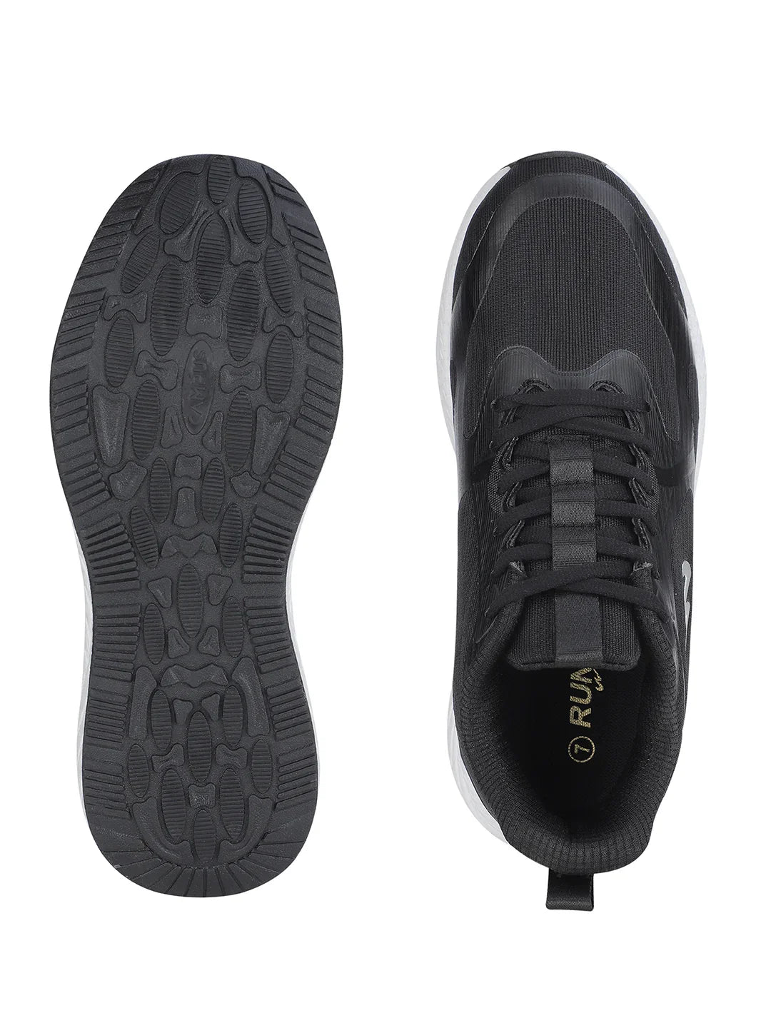 Campus SNUG Men's Sports Shoes | Black | Buy Online India