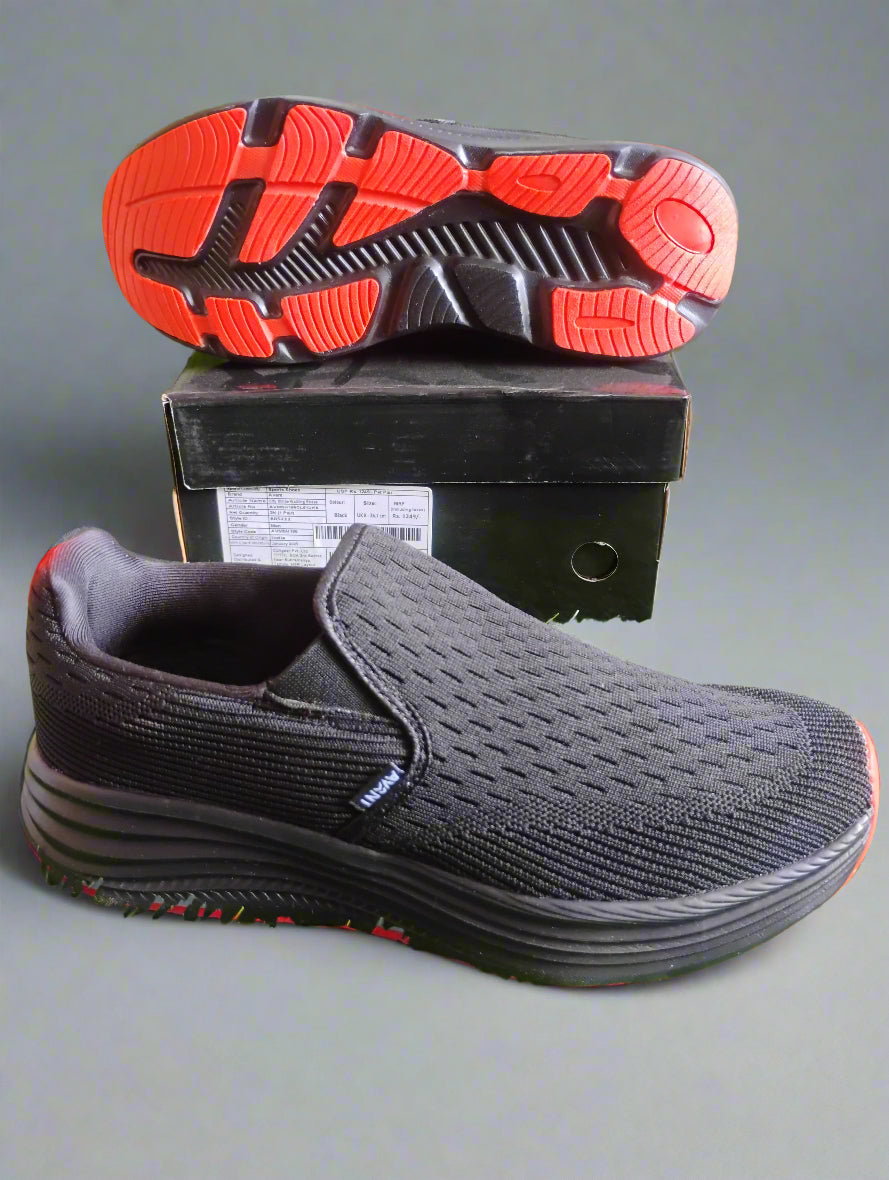 Avant AVMSH186 Men's Sports Shoes | Black & Grey | Buy Online India