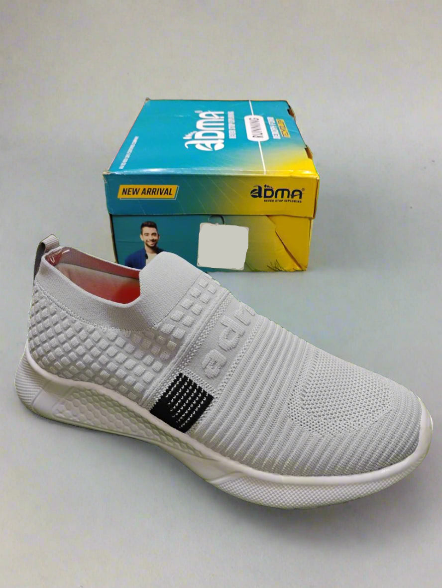 ADMA Apple-5 Men's Sports Shoes | White | Buy Online India